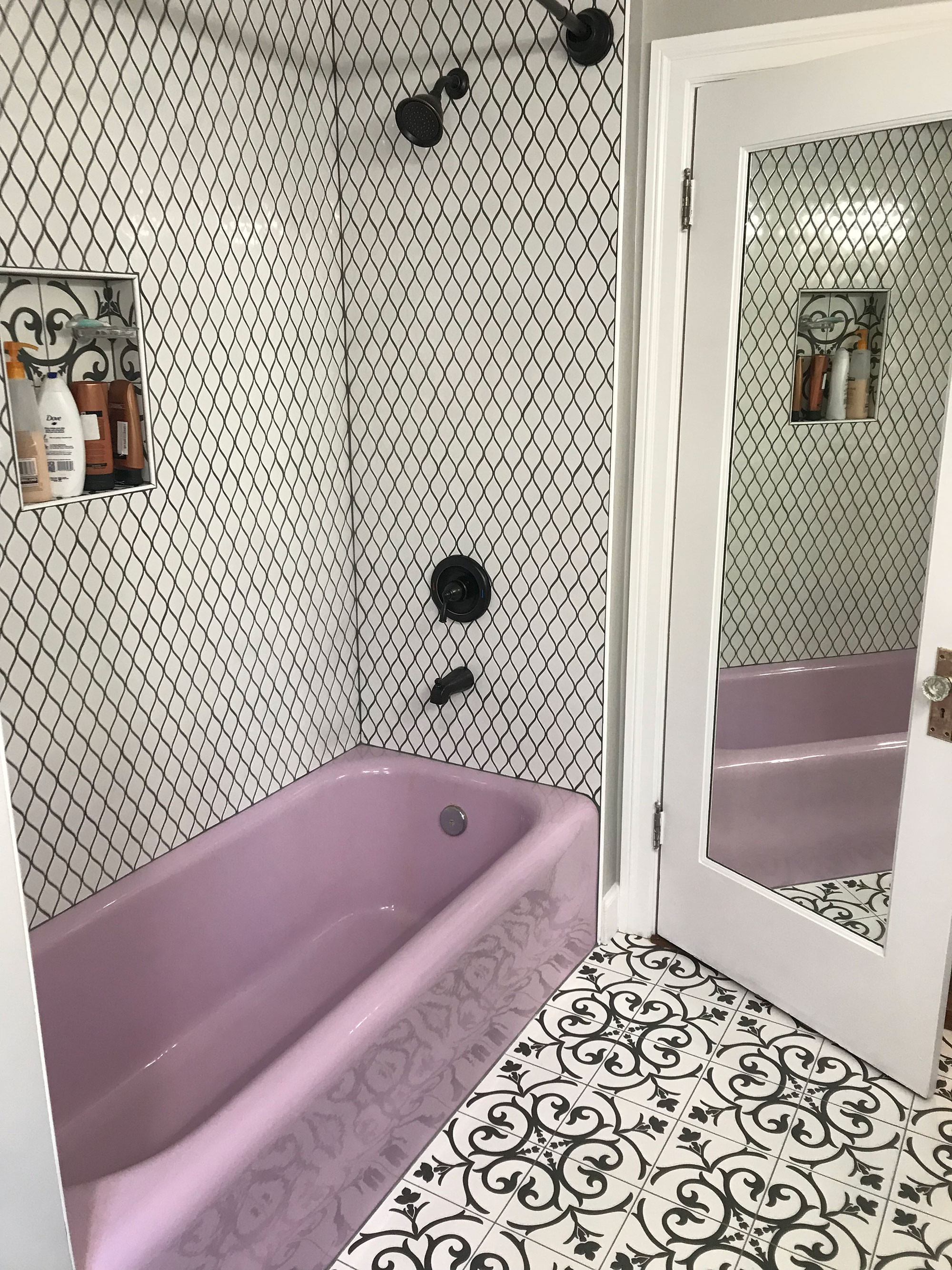 Purple Tub Before Remodel